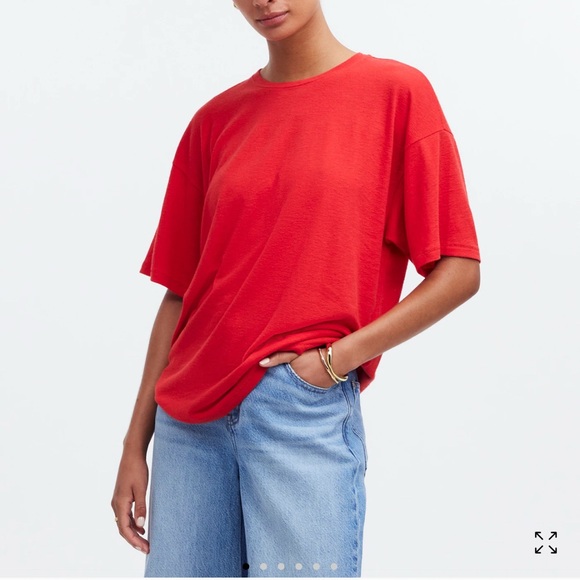 Madewell Other - NWT Madewell Linen-Blend Crewneck Oversized Tee